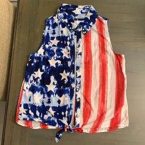 Justice starts and a stripes too